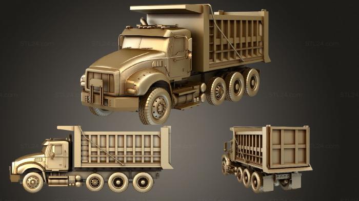 Vehicles (Dump Truck (2), CARS_1353) 3D models for cnc